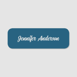 Chic Calligraphy Elegance Personalisiert Namensschild
