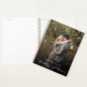 Chic Calligraphy Script Personalisiertes Foto Planer (Anzeige)