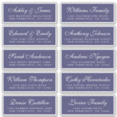 Chic Calligraphy Wedding Guest Address Labels (Vorderseite)