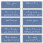 Chic Calligraphy Wedding Guest Address Labels (Vorderseite)