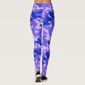 Chic Camouflage Khaki Pattern Leggings (Rückseite)