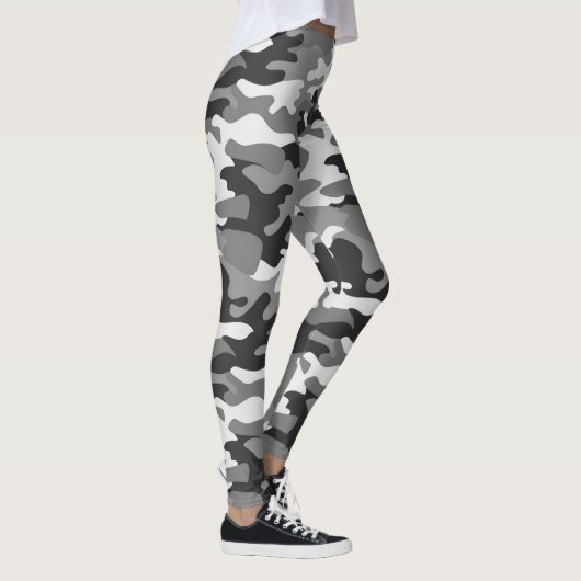 Chic Camouflage Khaki Pattern Leggings (Rechts)