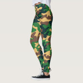 Chic Camouflage Khaki Pattern Leggings (Links)