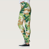 Chic Camouflage Khaki Pattern Leggings (Links)