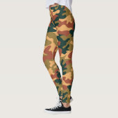 Chic Camouflage Khaki Pattern Leggings (Links)