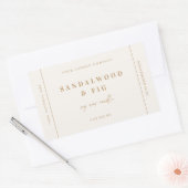 Chic Candle Jar Product Label Sticker Business (Umschlag)