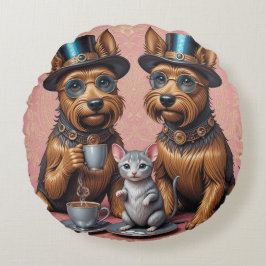 Chic Canine Companies Cotton Grad A Rundes Kissen