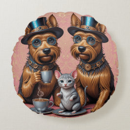 Chic Canine Companies Rundes Kissen