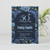 Chic Carnation Aesthetic Nature-Inspired Parties Einladung (Stehend Vorderseite)