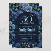 Chic Carnation Aesthetic Nature-Inspired Parties Einladung (Vorne/Hinten)