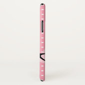 Chic Cat and Polka Dots iPhone X Case (Hinten/Rechts)