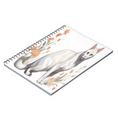 Chic Cat Notebook - Minimal Feline Cover Journal Notizblock (Linke Seite)