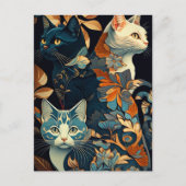 Chic Cat Postkarte (Vorderseite)