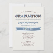 Chic Celebration Abschluss Einladung (Vorderseite)