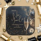 Chic Champagne Time New Year's Eve Pappteller
