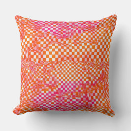 Chic Checkered Comfort: Designed Throw Kissen"? Kissen