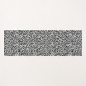 Chic Cheetah Leopard Spots Wild Animal Print Grau Yogamatte (Vorderseite (Horizontal))