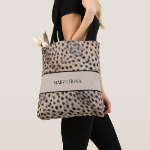 Chic Cheetah Personalisiert Tasche