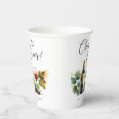 Chic Chef für immer Wasserfarbene Weinprobe Pappbecher (Rechts)