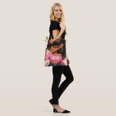 Chic Chibi Frau Illustration Tragetasche Tasche (Am Model)