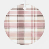 Chic Christmas Blush Pink Legs Boots Ornament Aus Metall (Rückseite)