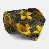 Chic Christmas Gift For Husband Lilies Krawatte (Gerollt)