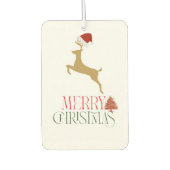 Chic Christmas scandinavian pattern  Autolufterfrischer (Vorderseite)