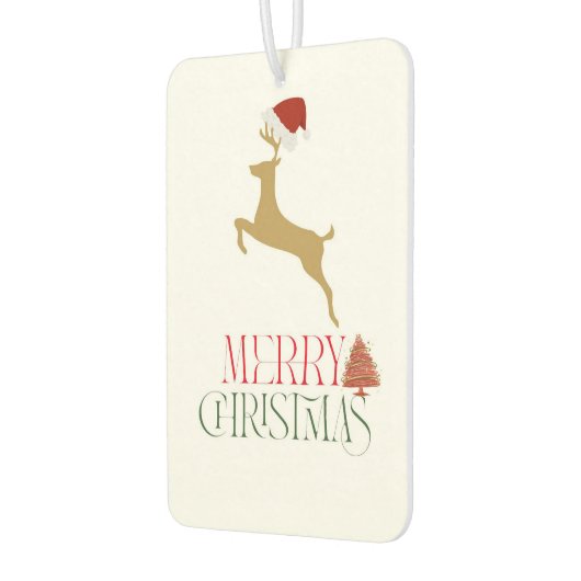 Chic Christmas scandinavian pattern Autolufterfrischer (Links)