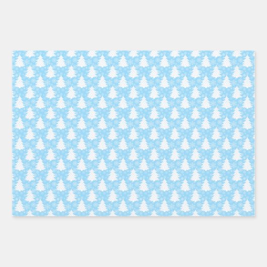 Chic Christmas Tree Pattern Geschenkpapier Set (Vorderseite 2)