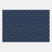 Chic Christmas Wrapping Paper Flat Sheet Set 3 Geschenkpapier Set (Vorderseite)