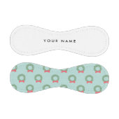 Chic Christmas Wreath Pattern Baseball (Paneele)
