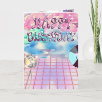 Chic-Chrome Happy Birthday Card Dankeskarte
