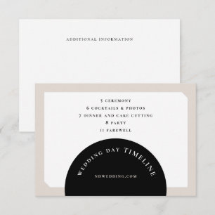 CHIC CIRCLE WEDING BEGLEITKARTE