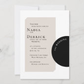 CHIC CIRCLE WEDING EINLADUNG (Vorderseite)