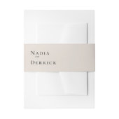 CHIC CIRCLE WEDING EINLADUNGSBANDEROLE (Vorderseite Beispiel)