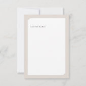 CHIC CIRCLE WEDING RSVP KARTE (Rückseite)