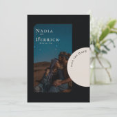 CHIC CIRCLE WEDING SAVE THE DATE (Stehend Vorderseite)