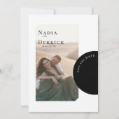 CHIC CIRCLE WEDING SAVE THE DATE (Vorderseite)