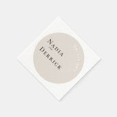 CHIC CIRCLE WEDING SERVIETTE (Ecke)