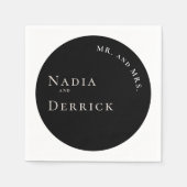 CHIC CIRCLE WEDING SERVIETTE (Vorderseite)