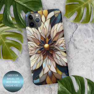Chic Classic gesteinigtes Glas Floral Art Muster iPhone 11Pro Max Hülle