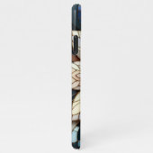 Chic Classic gesteinigtes Glas Floral Art Muster iPhone Hülle (Rechte Seite)