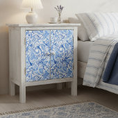 Chic Classy Blue Paisley Floral Art Tissue Paper Seidenpapier