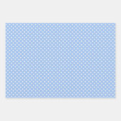 Chic Classy Blue Paisley Floral Art Wrapping Paper Geschenkpapier Set (Vorderseite 2)