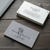 Chic Classy Boutique Style Pet Salon Dackel Hund Visitenkarte