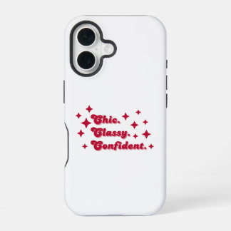 📌 Chic Classy Confident Aesthetic Phone Case - El iPhone 16 Hülle