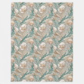 Chic Coastal Blanket mit subtilem maritimen Charme Fleecedecke (Vorderseite)