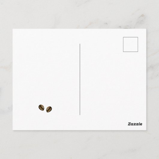 Chic Cocktail Art | Espresso Martini Rezept Postkarte (Rückseite)