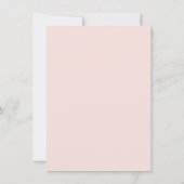 Chic Cocktail Party Script-Brautparty Einladung (Rückseite)