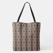 Chic Coffee Brown und Sand Beige Tasche (Rückseite)